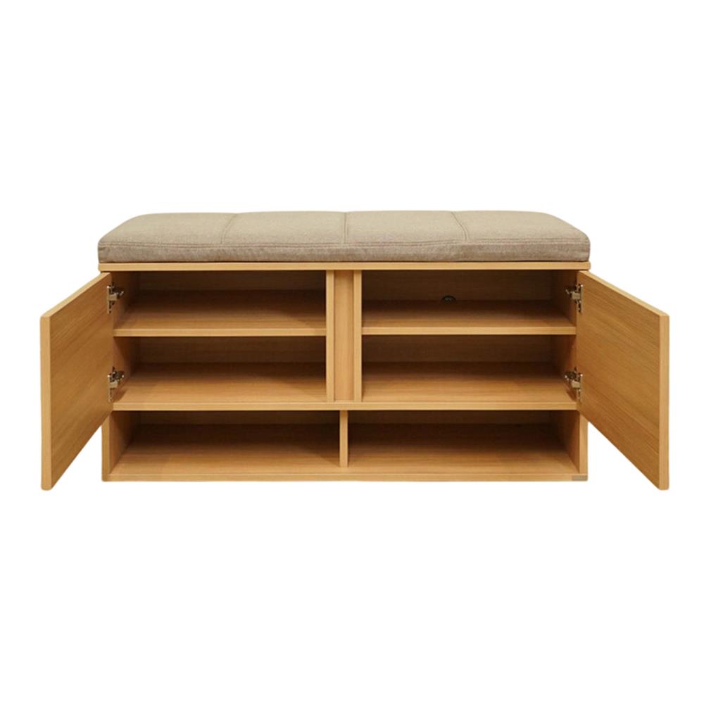 ตู้วางรองเท้า HARV GRID 100 ซม. สีไม้เข้ม