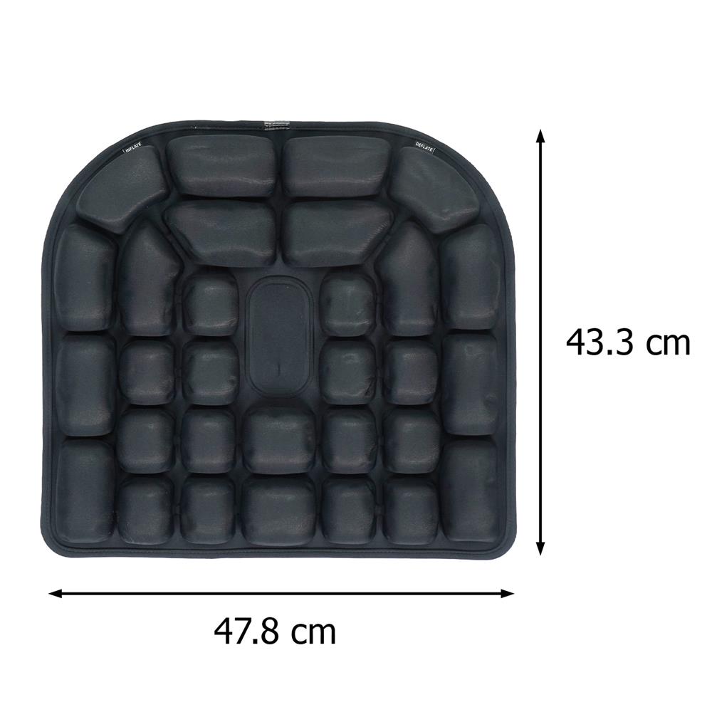 เบาะรองนั่งเป่าลม HOME LIVING STYLE AIRTOFU-H 18x17 นิ้ว สีดำ