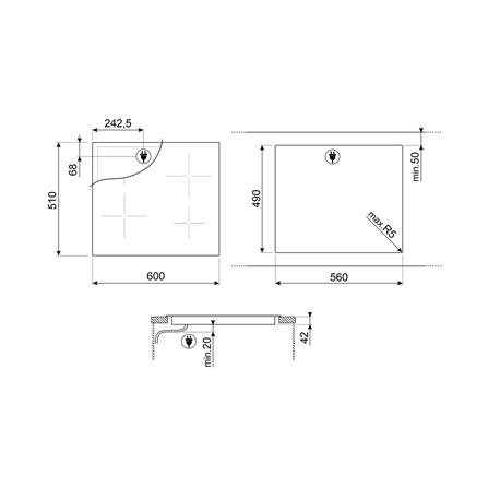 เตาฝัง+เครื่องดูดควัน SMEG SE263TD1+KBT900NE_10