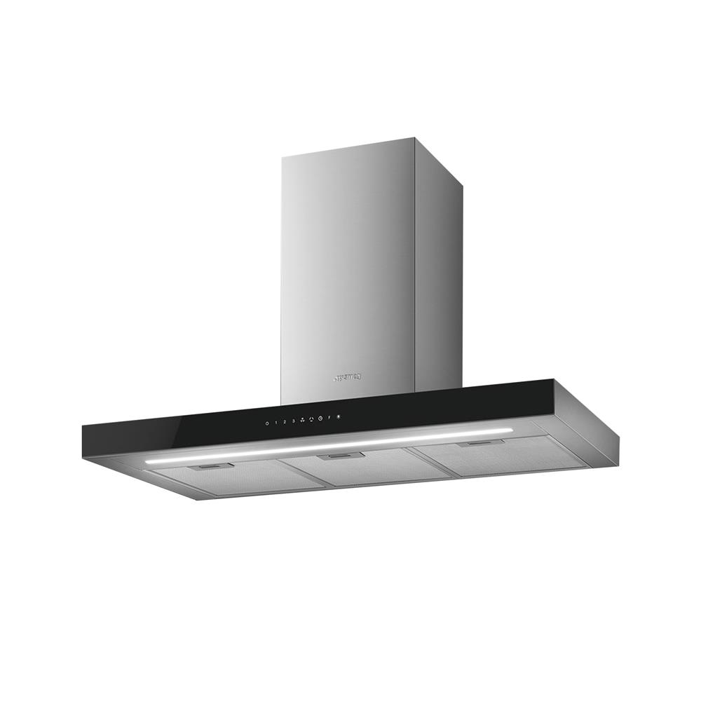 เตาฝัง+เครื่องดูดควัน SMEG SI7633B1+KBT9L4VN