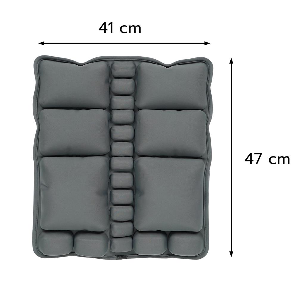 เบาะรองหลังเป่าลม HOME LIVING STYLE AIRTOFU-H 18x16 นิ้ว สีเทา