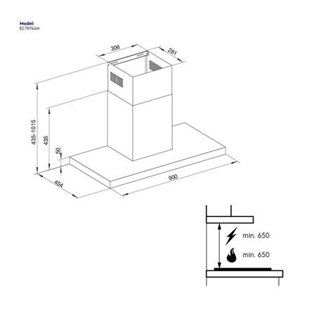เตาฝัง+เครื่องดูดควัน ELECTROLUX EHI7280BB+ECT9744H_4