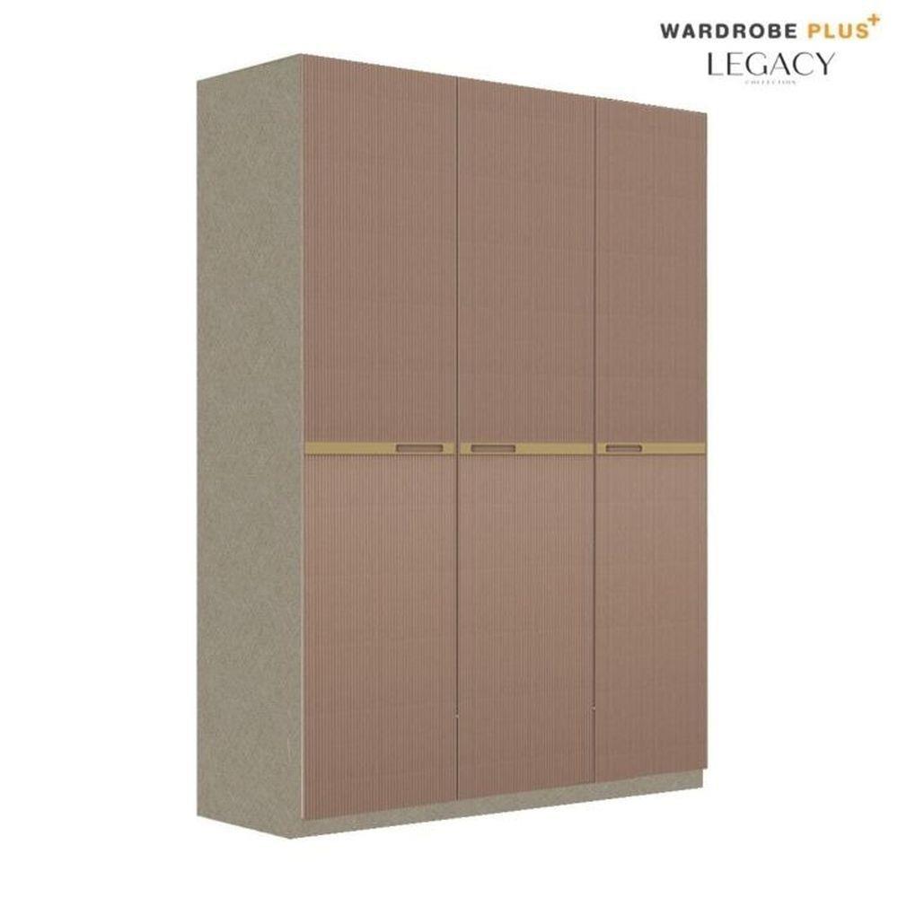 ตู้เสื้อผ้า 3 บานเปิด SB BUILT IN WARDROBE PLUS 59062809 150 ซม. สีวอลนัท