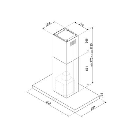 เตาฝัง+เครื่องดูดควัน SMEG SI1M4954D+KLTI9L4MB_7