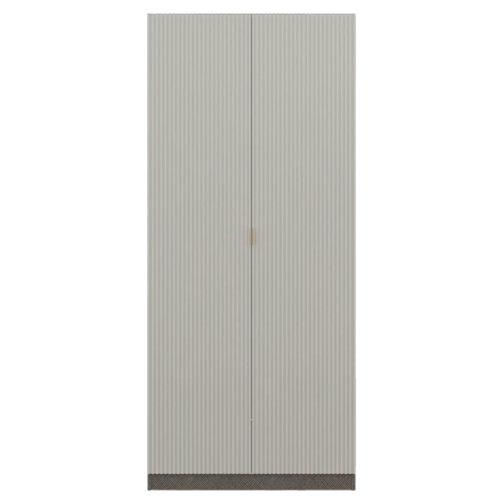 ตู้เสื้อผ้า 2 บานเปิด SB BUILT IN WARDROBE PLUS 59062800 100 ซม. สีเทา