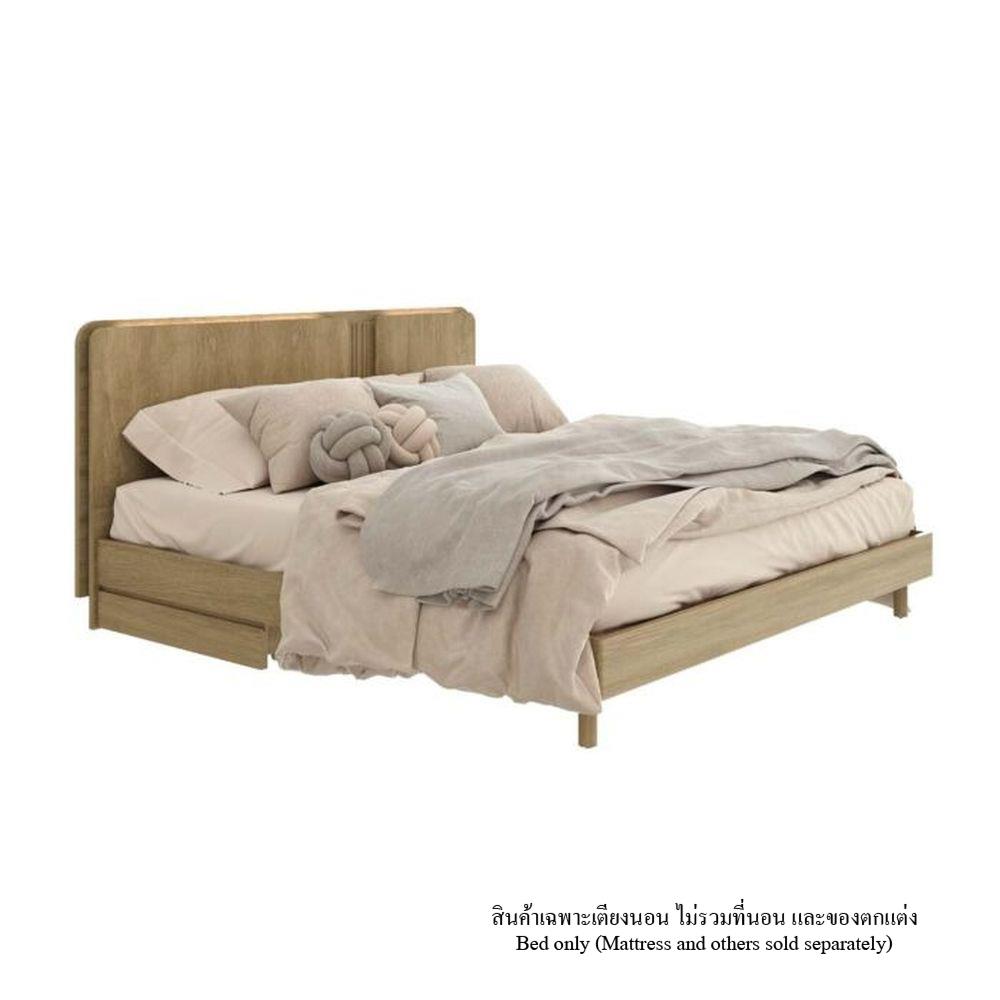 ชุดห้องนอน 6 ฟุต SB FURNITURE SKIFT 59063322 สีไม้อ่อน