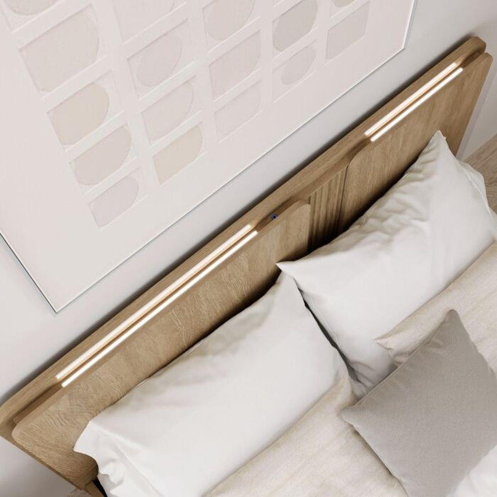 เตียง 3.5 ฟุต SB FURNITURE FURNITURE SKIFT 19241052 สีโอ๊ค