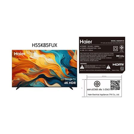 ทีวีแอลอีดี 55 นิ้ว HAIER (4K, LED, GOOGLE TV) H55K85FUX_10