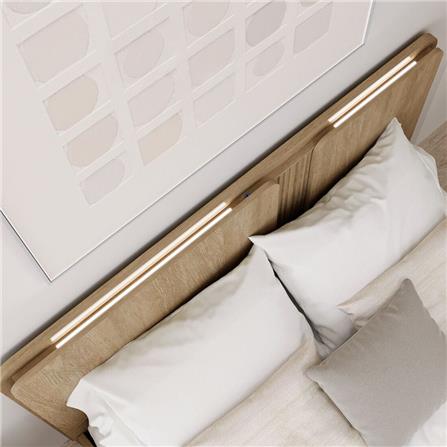 เตียง 5 ฟุต SB FURNITURE FURNITURE SKIFT 19241051 สีโอ๊ค_3