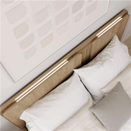 เตียง 6 ฟุต SB FURNITURE FURNITURE SKIFT 19240771 สีโอ๊ค_3