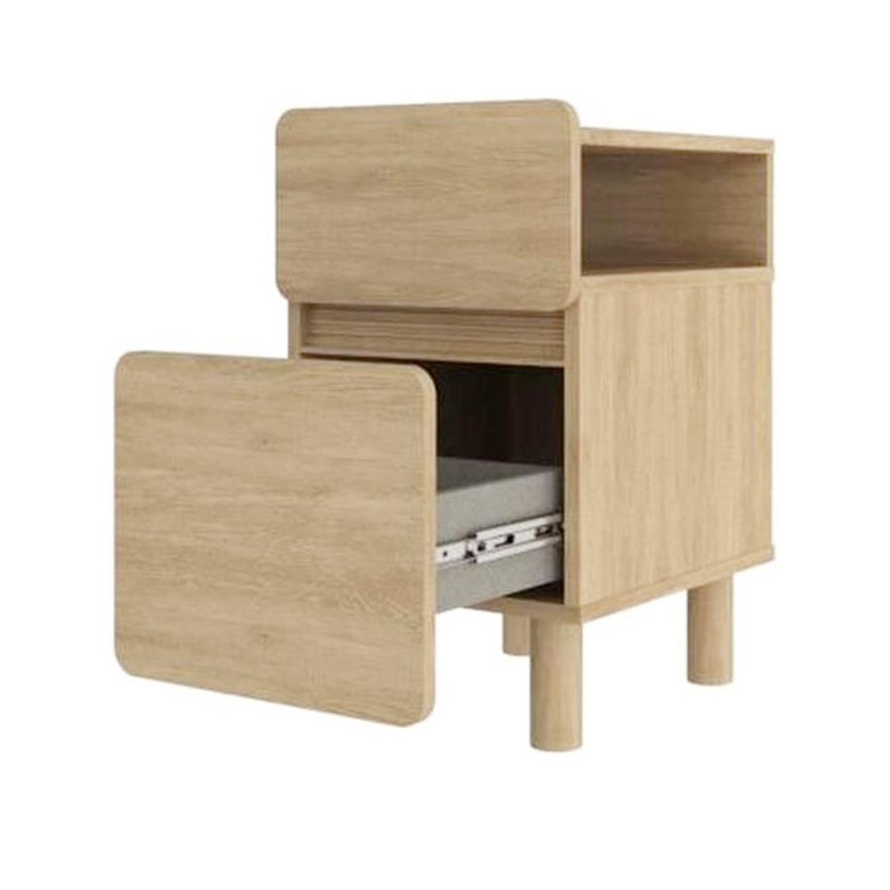 ตู้ข้างเตียง SB FURNITURE SKIFT 19240772 35 ซม. สีไม้อ่อน