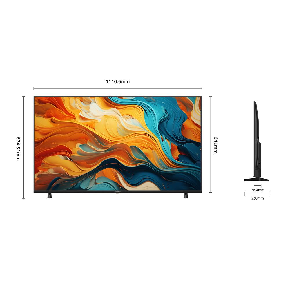 ทีวีแอลอีดี 50 นิ้ว HAIER (4K, LED, GOOGLE TV) H50K85FUX