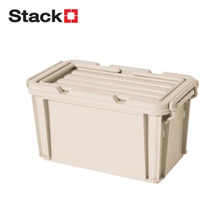 กล่องหูหิ้ว STACKO CARGO 7 ลิตร 19.5x33.7x18.5 ซม. สีเบจ_0