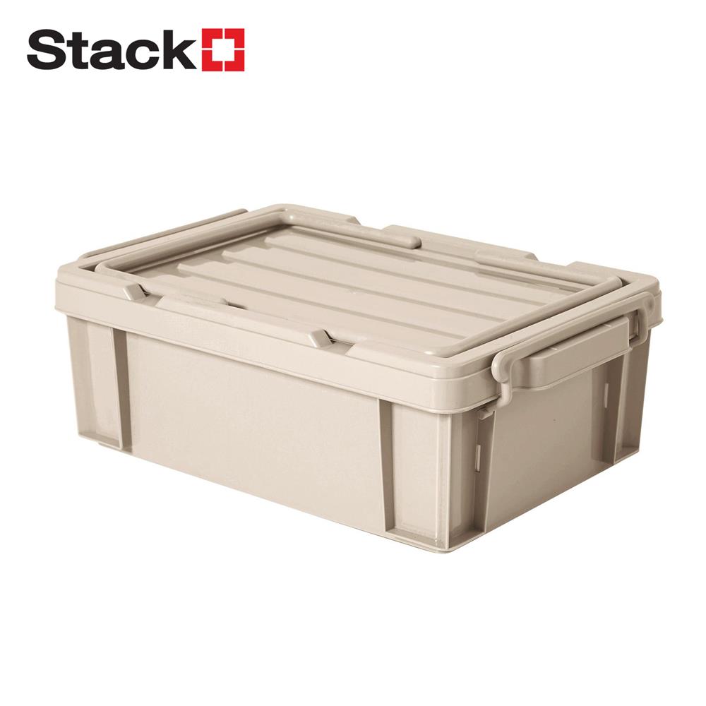 กล่องหูหิ้ว STACKO CARGO 12 ลิตร 29.5x44.5x15.5 ซม. สีเบจ