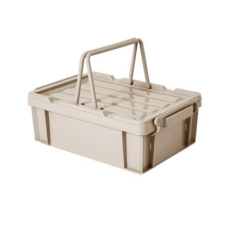 กล่องหูหิ้ว STACKO CARGO 12 ลิตร 29.5x44.5x15.5 ซม. สีเบจ_2