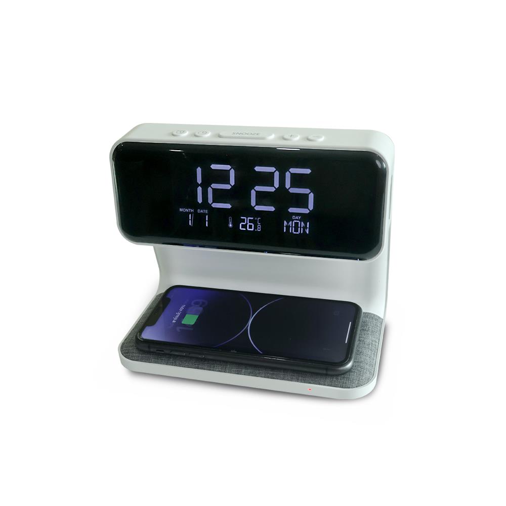 นาฬิกาดิจิทัล LED RIN 2150706021 สีขาว