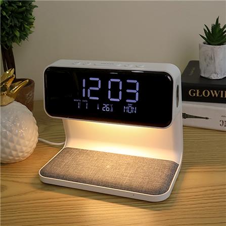 นาฬิกาดิจิทัล LED RIN 2150706021 สีขาว_5