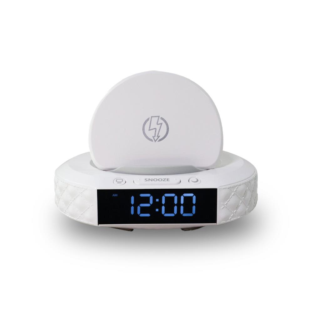 นาฬิกาตั้งโต๊ะ RIN ENU23C 5 นิ้ว สีขาว