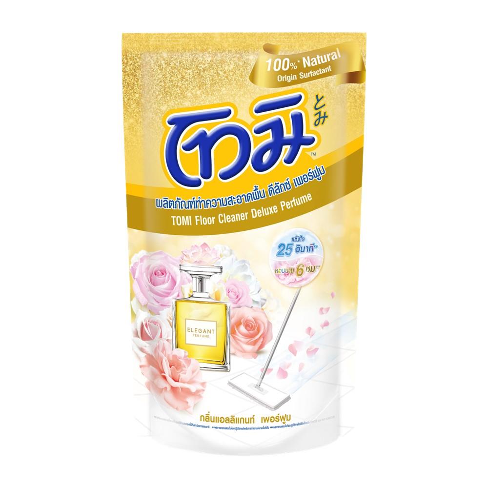 น้ำยาถูพื้น TOMI DELUXE PERFUME 550 มล. กลิ่นแอลลิแกนท์ เพอร์ฟูม