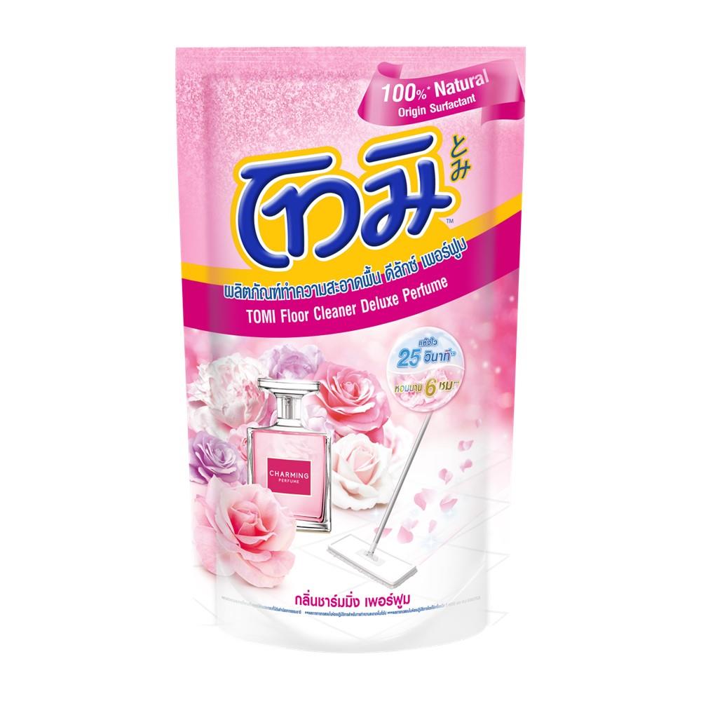 น้ำยาถูพื้น TOMI DELUXE PERFUME 550 มล. กลิ่นชาร์มมิ่ง เพอร์ฟูม