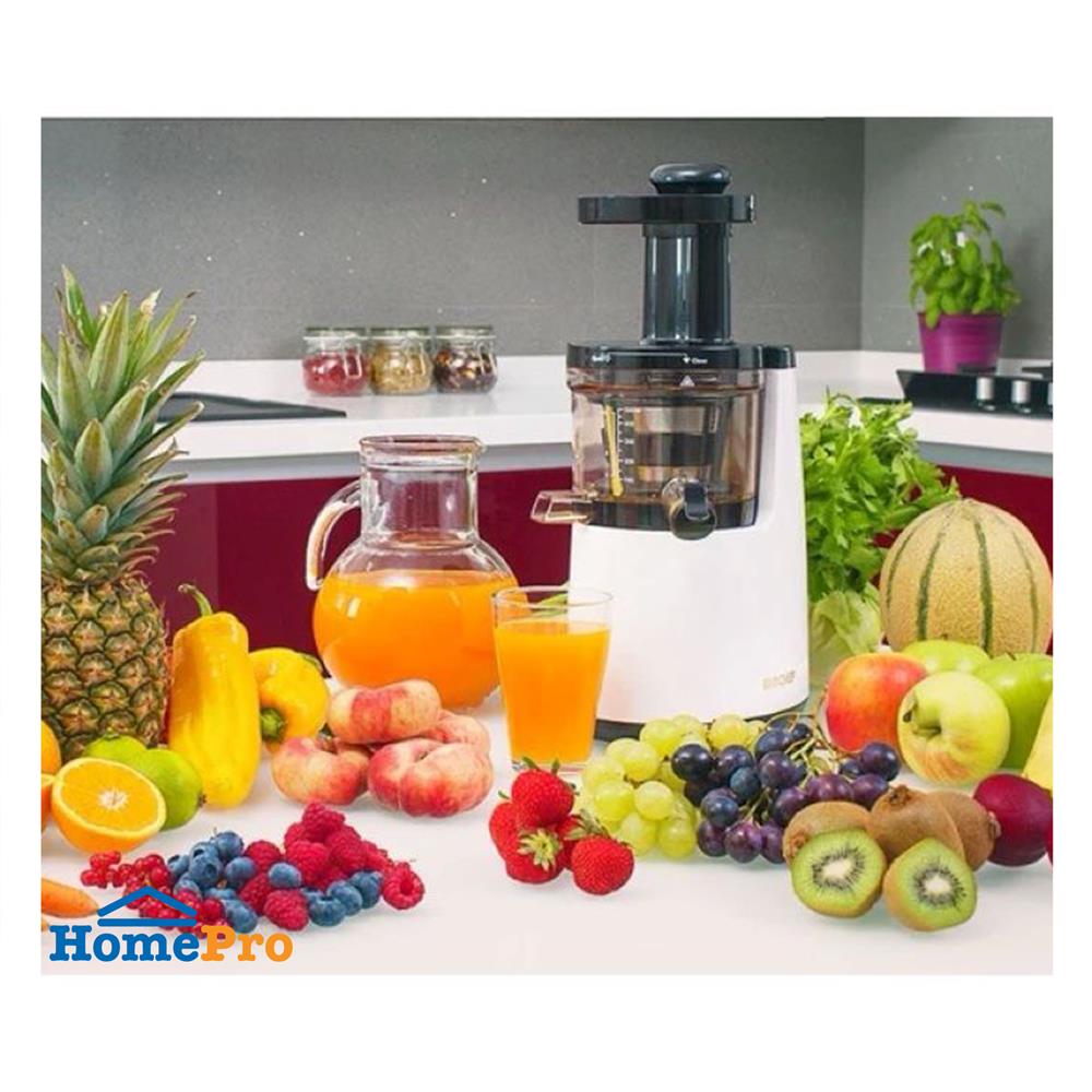 เครื่องสกัดน้ำผลไม้รอบต่ำ BIOCHEF ATLAS 250 วัตต์ สีขาว