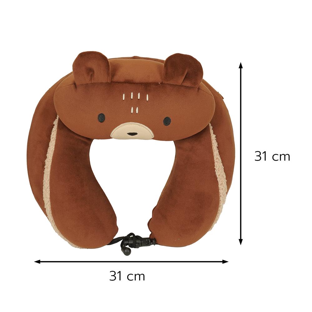 หมอนรองคอ SNAZZ LITTLE-B 12X11.5 นิ้ว สีน้ำตาล