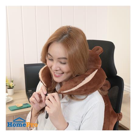 หมอนรองคอ SNAZZ LITTLE-B 12X11.5 นิ้ว สีน้ำตาล_6