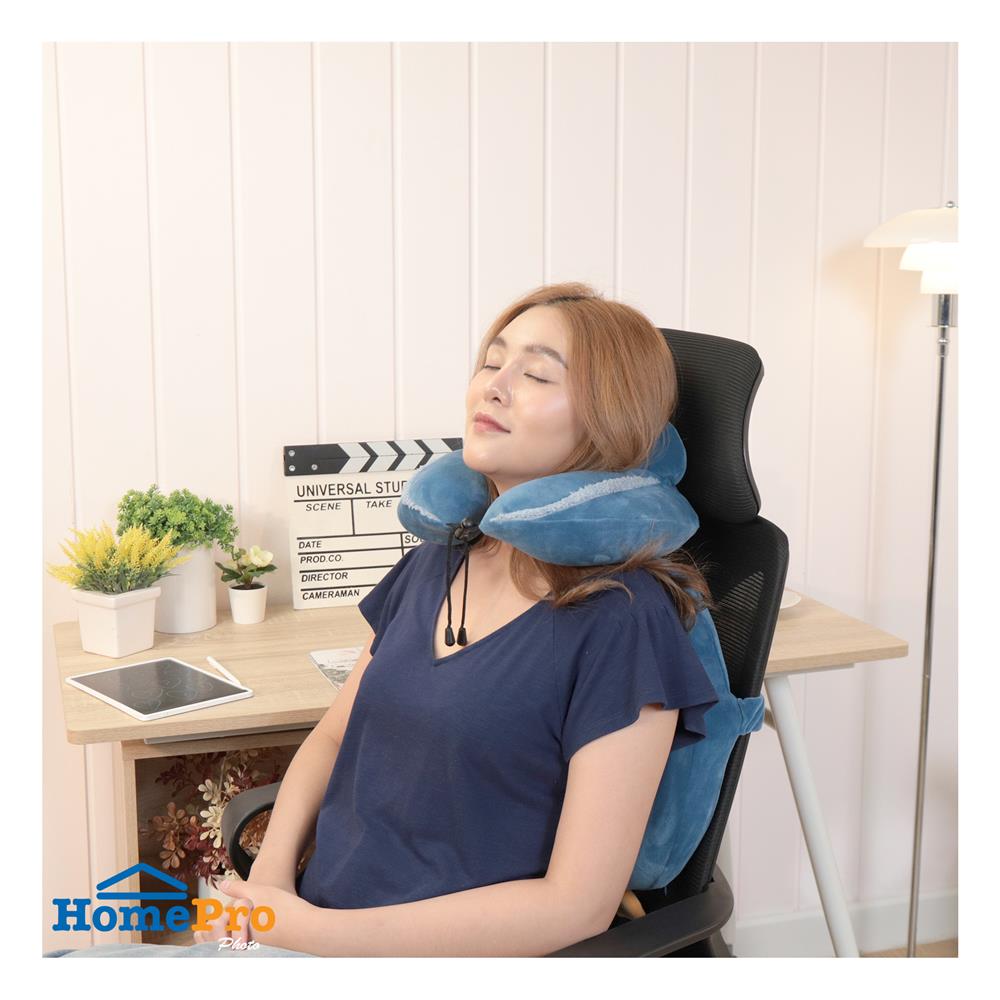 หมอนรองคอ SNAZZ LITTLE-P 11.5X9 นิ้ว สีฟ้า