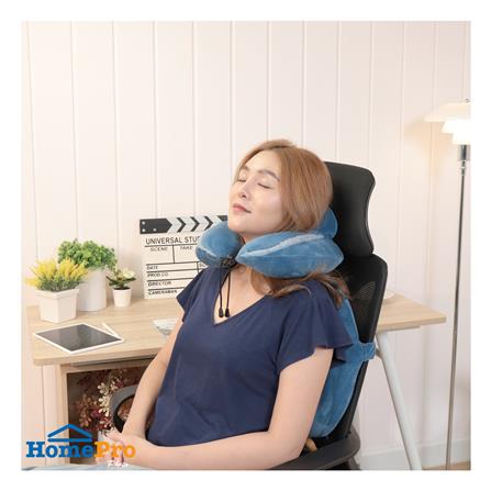 หมอนรองคอ SNAZZ LITTLE-P 11.5X9 นิ้ว สีฟ้า_5