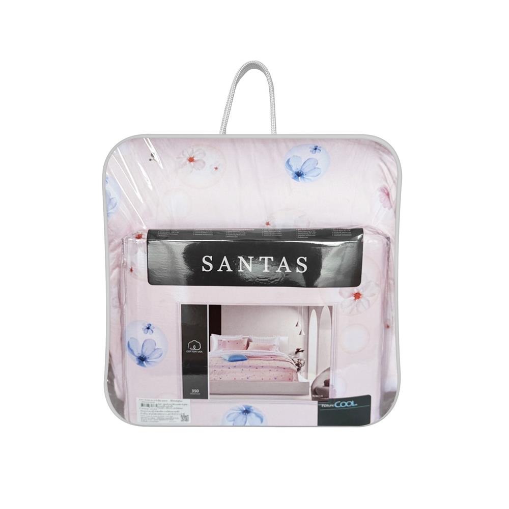 ชุดผ้าปูที่นอน 6 ฟุต (ชุด 7 ชิ้น) SANTAS COTTON USA ROBELIA OS