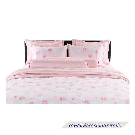 ชุดผ้าปูที่นอน 6 ฟุต (ชุด 6 ชิ้น) SANTAS COTTON USA SWEET PEA PI_2