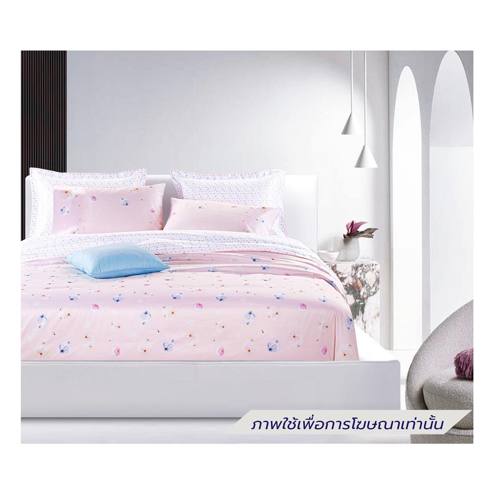 ชุดผ้าปูที่นอน 5 ฟุต (ชุด 7 ชิ้น) SANTAS COTTON USA ROBELIA OS