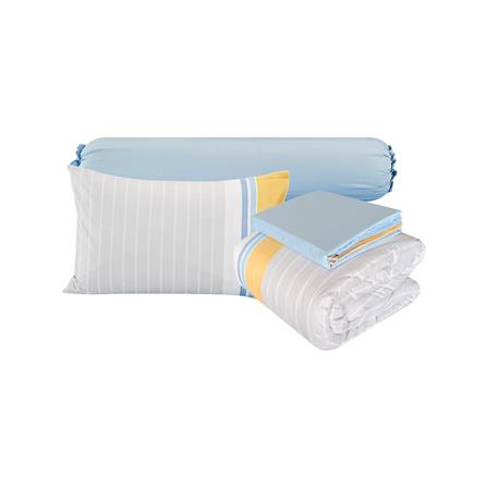 ชุดผ้าปูที่นอน 3.5 ฟุต (ชุด 5 ชิ้น) SANTAS COTTON USA JOYBLOOM GR_2