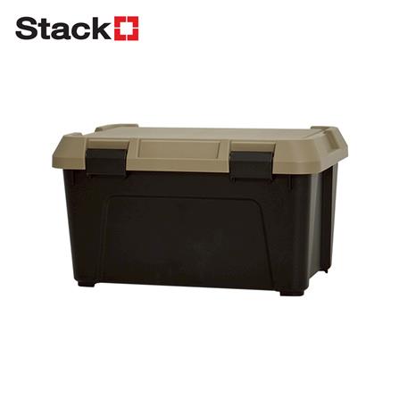 กล่องจัดเก็บท้ายรถ 38 ลิตร STACKO CARGO สีดำ/น้ำตาล_1