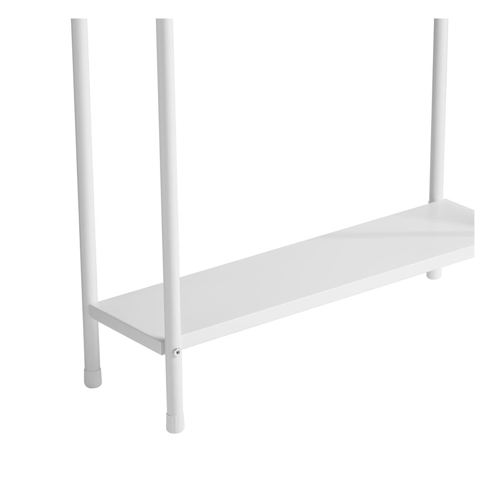 ราวพาดผ้า 2 เส้น PLIM RIGA 72.5x19.6x88.3 ซม. สีขาว