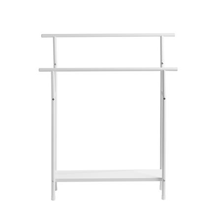 ราวพาดผ้า 2 เส้น PLIM RIGA 72.5x19.6x88.3 ซม. สีขาว_1