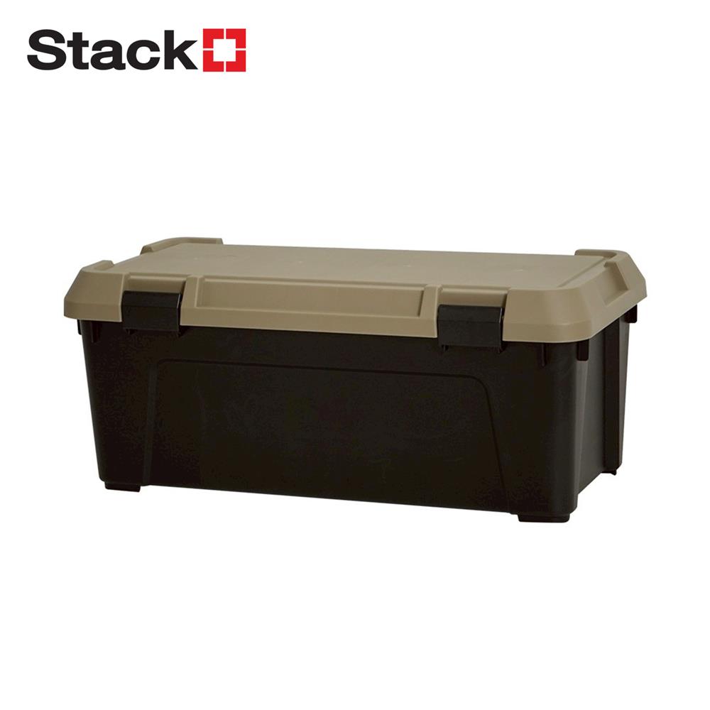 กล่องจัดเก็บท้ายรถ 54 ลิตร STACKO CARGO สีดำ/น้ำตาล_1