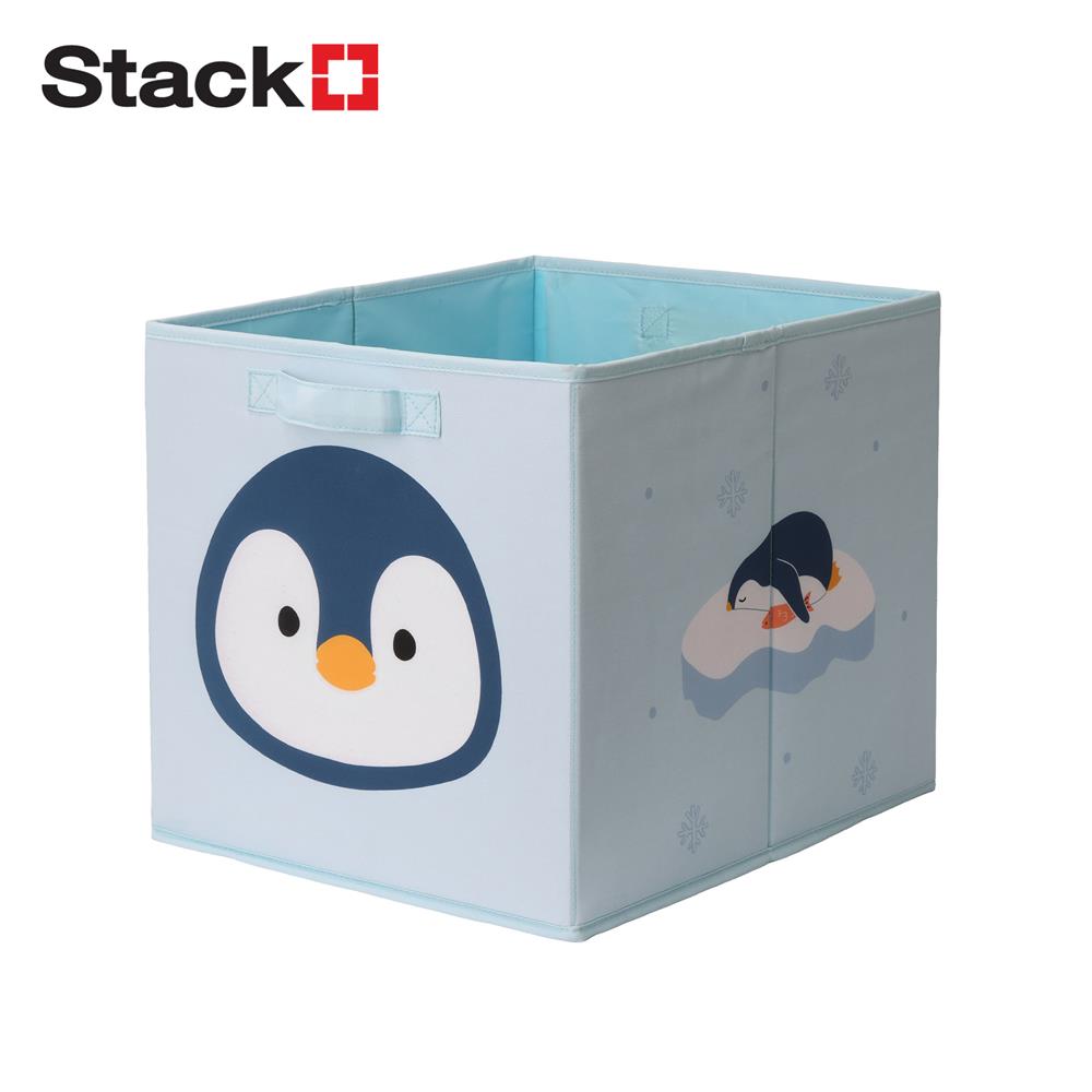 กล่องผ้าพับ STACKO LITTLE-P 33x38x33 ซม. สีฟ้า