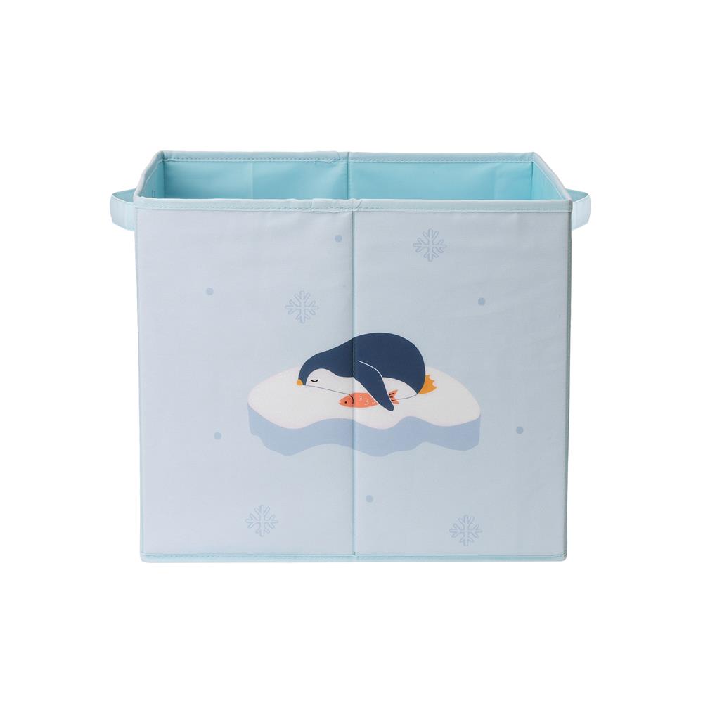 กล่องผ้าพับ STACKO LITTLE-P 33x38x33 ซม. สีฟ้า