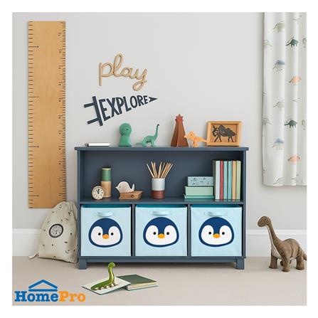 กล่องผ้าพับ STACKO LITTLE-P 33x38x33 ซม. สีฟ้า_5