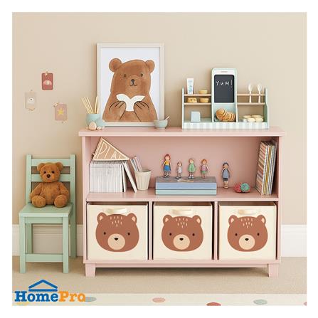 กล่องผ้าพับ STACKO LITTLE-B 33x38x33 ซม. สีน้ำตาล_5