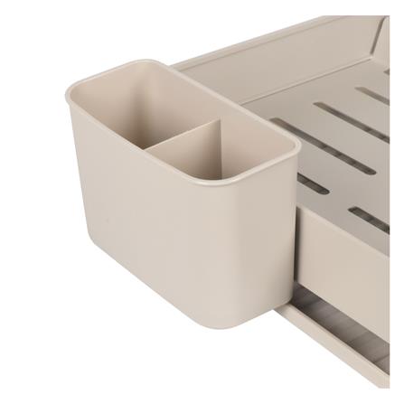 ชั้นคว่ำจานอะลูมิเนียม 1 ชั้น พร้อมถาดรองน้ำ KECH LEGACY สีเบจ_2