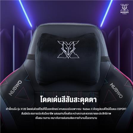 เก้าอี้เกมมิ่ง NUBWO NBCHX120 สีดำ/เหลือง_10