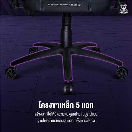 เก้าอี้เกมมิ่ง NUBWO NBCHX120 สีเทา_13
