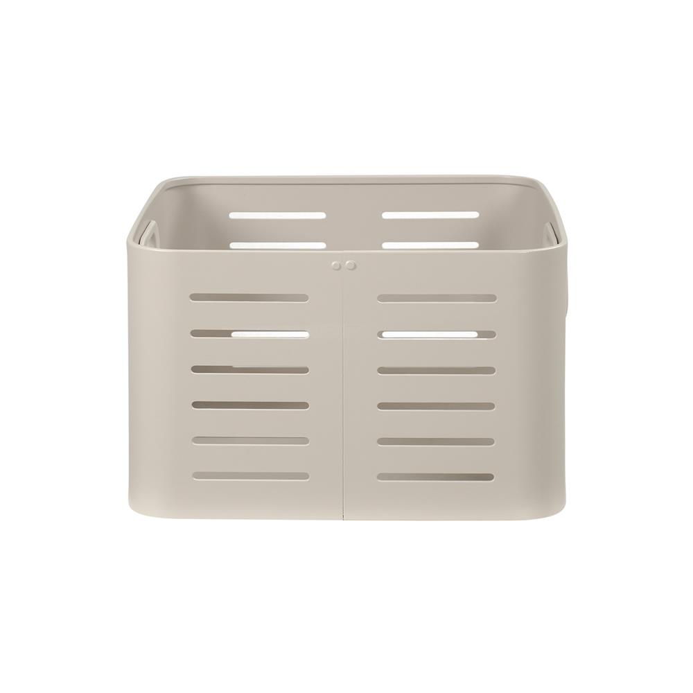 ตะกร้าอะลูมิเนียมสี่เหลี่ยมจัตุรัส KECH LEGACY SIZE M สีเบจ