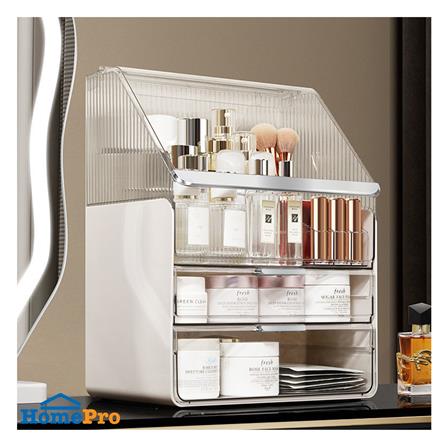 กล่องลิ้นชักจัดเก็บเครื่องสำอาง STACKO BREIS 30x20.5x37.5 สีใส_5