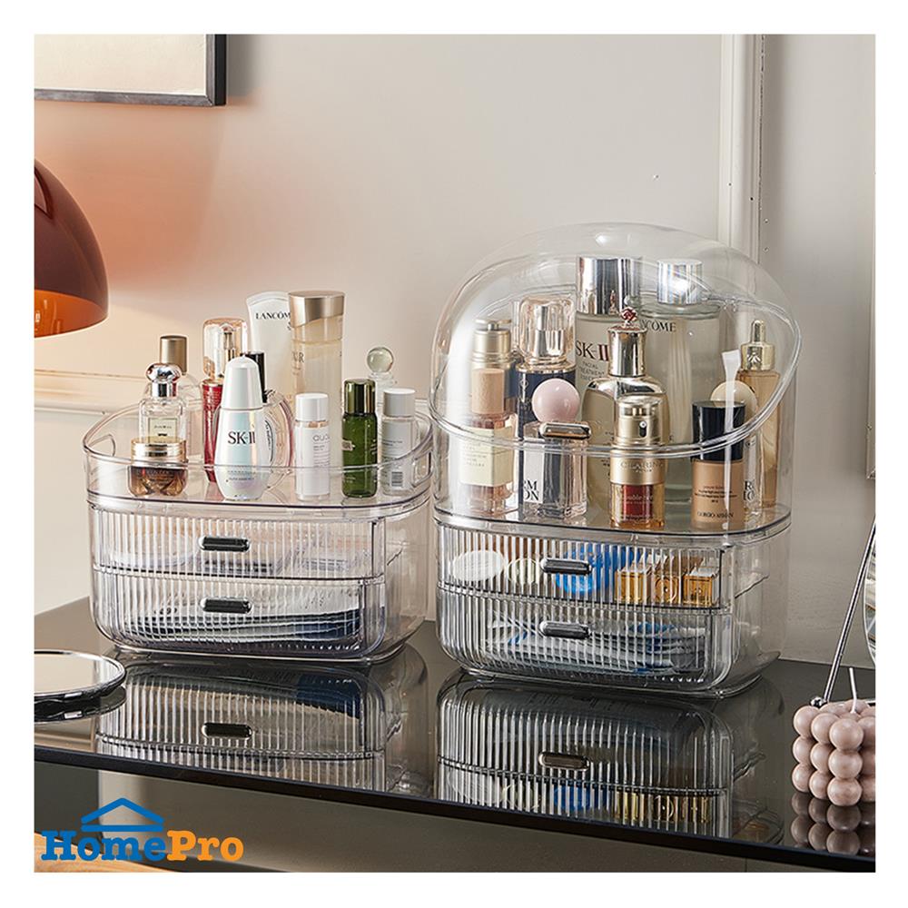 กล่องลิ้นชักจัดเก็บเครื่องสำอาง STACKO BREIS 28x19x18.5 ซม. สีใส