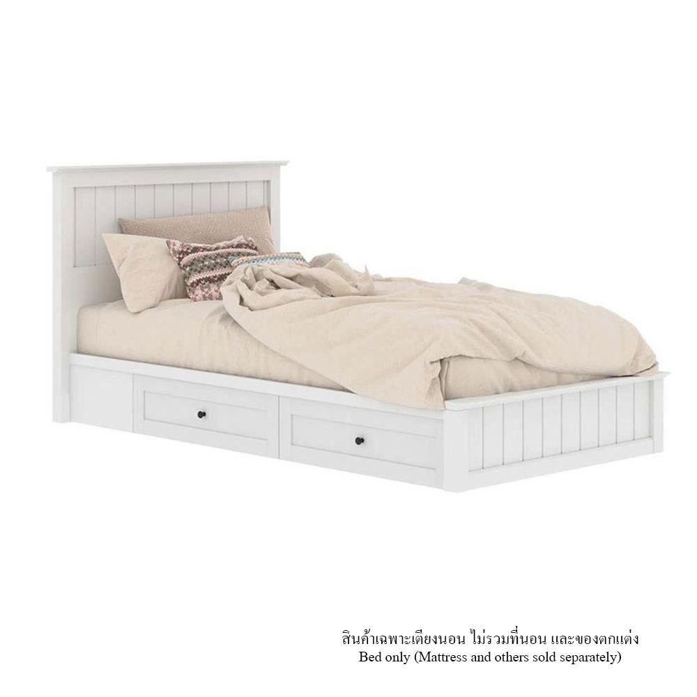 เตียง 3.5 ฟุต KONCEPT MONETA 19235305 สีขาว