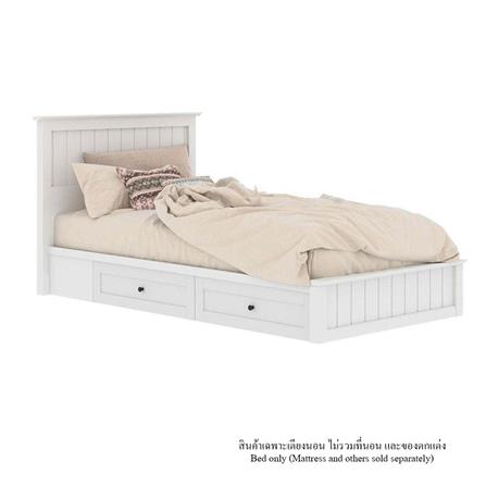 เตียง 3.5 ฟุต KONCEPT MONETA 19235305 สีขาว_0
