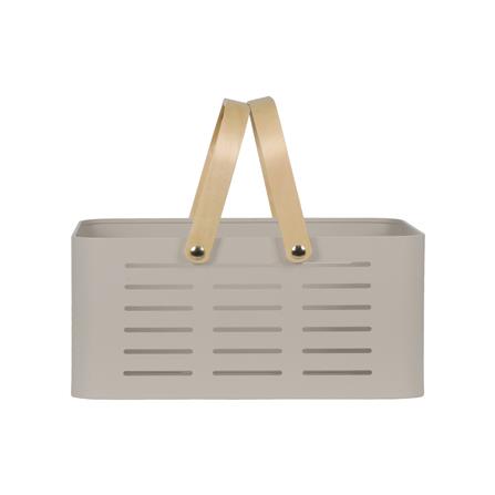 ตะกร้าอะลูมิเนียม มีหูหิ้ว KECH LEGACY SIZE L สีเบจ_2